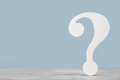 白いクエスチョンマークマーク