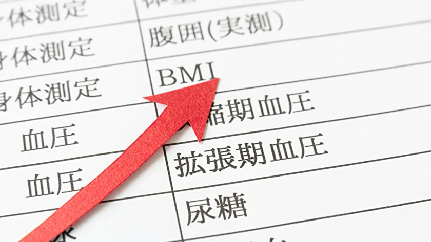 下の血圧（拡張期血圧）が高いことを表す健診結果