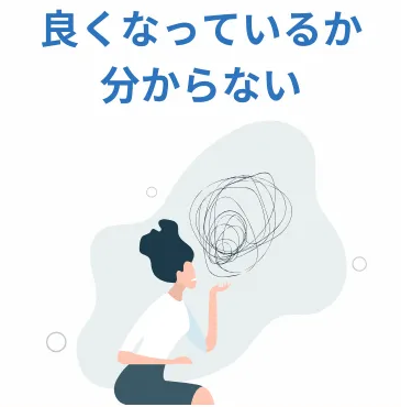 良くなっている分からない