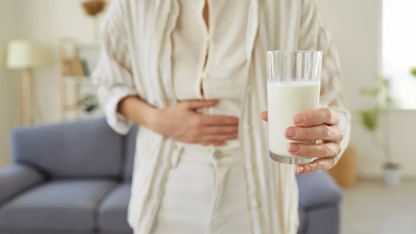 牛乳を飲むとお腹を壊すので警戒している患者さま