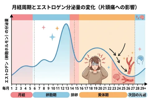 ホルモンバランスと頭痛の関連