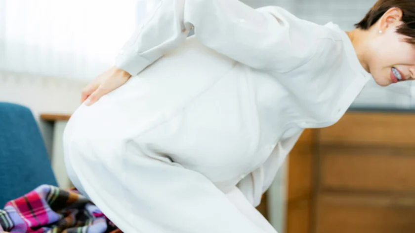 ぎっくり腰になった妊婦
