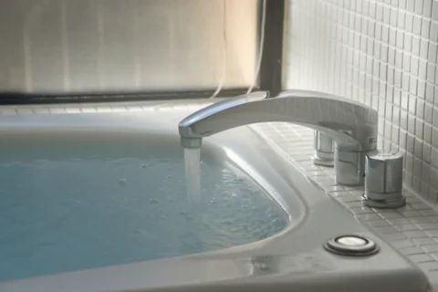 お湯をはったお風呂
