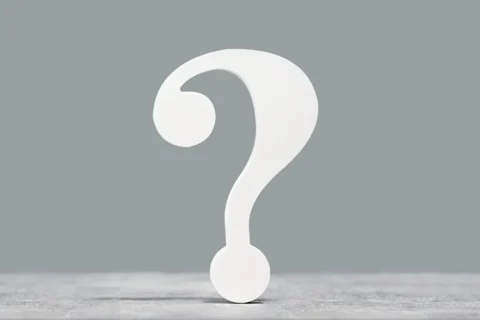 白いクエスチョンマーク