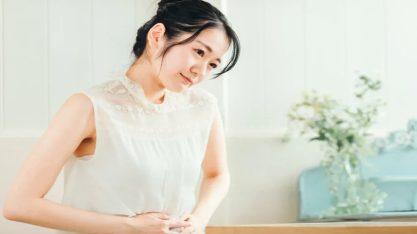 お腹がスッキリしない女性