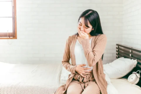 つわりが辛い女性